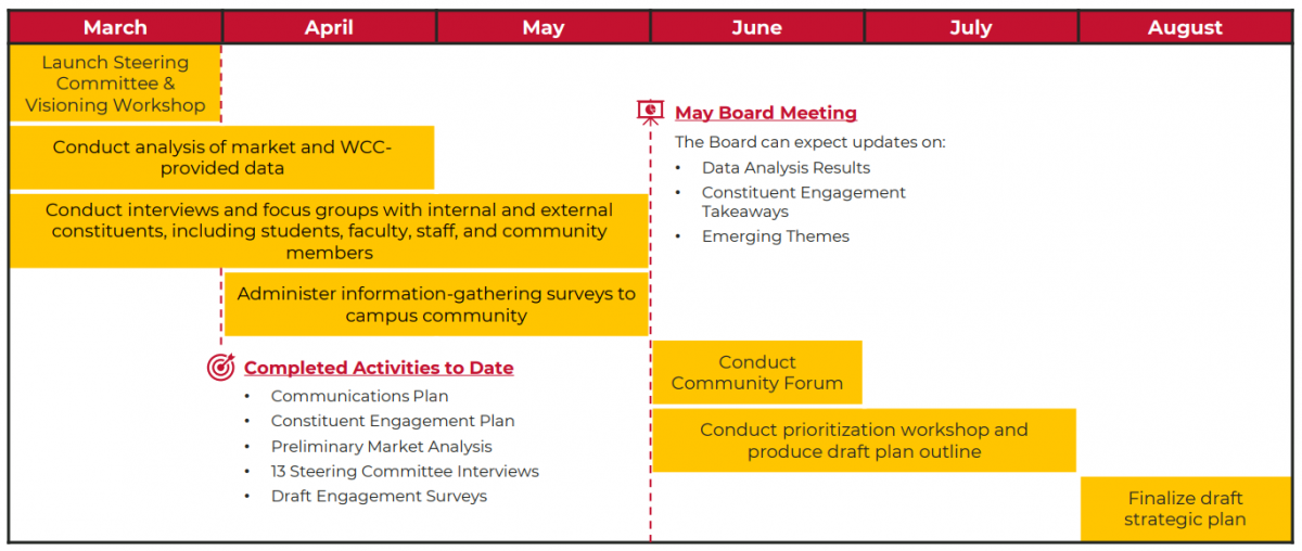 Strategic Plan Project Timeline