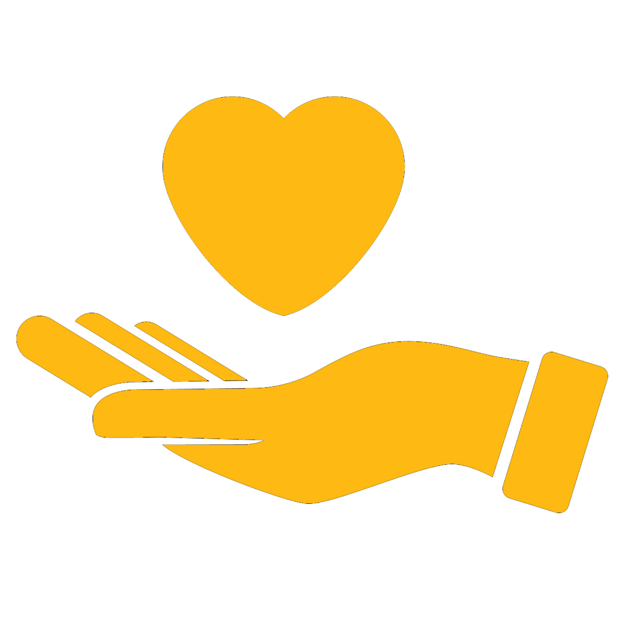 Foundation Heart Hand Icon