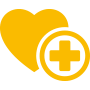 Gold Heart Health icon