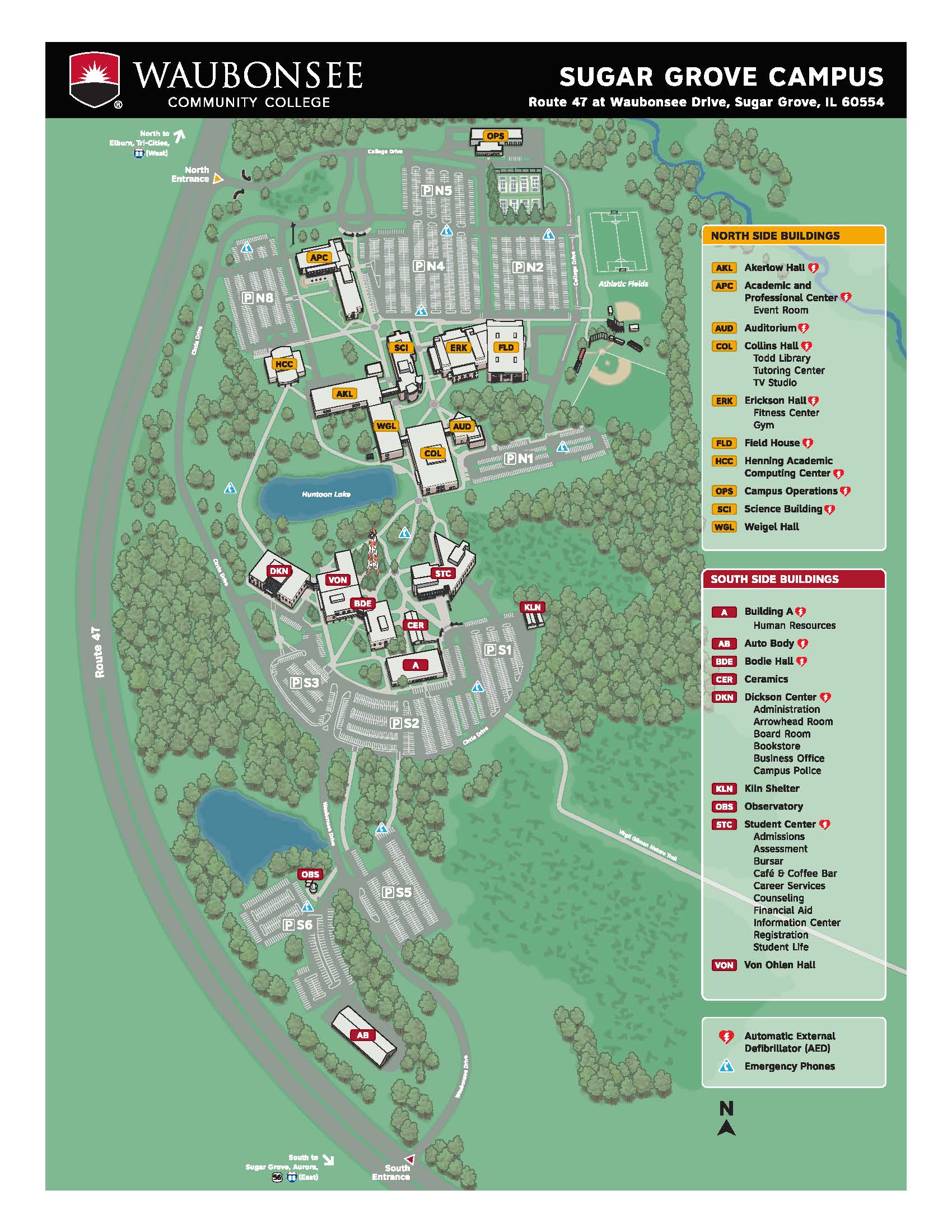 Grove City College Campus Map