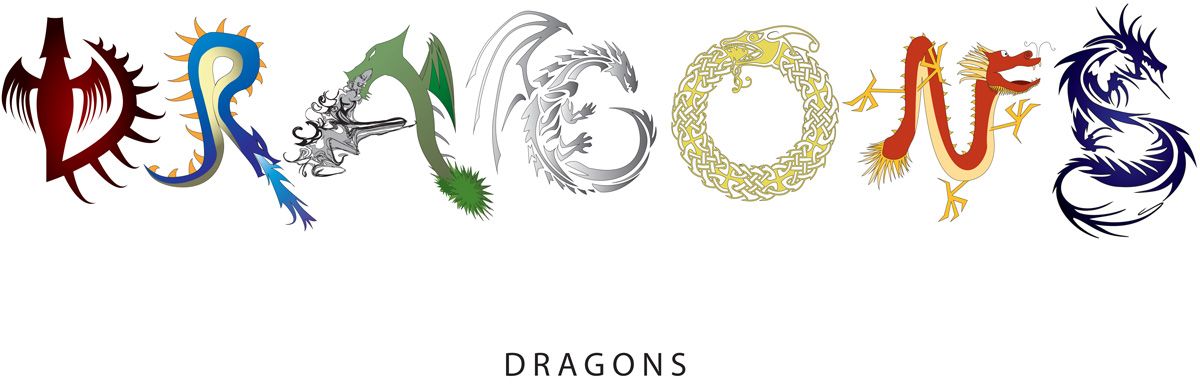 Colton Christianson, "Dragons" - 2015, Computer Illustration, 5 3/4 x 16 3/4 in., TBD