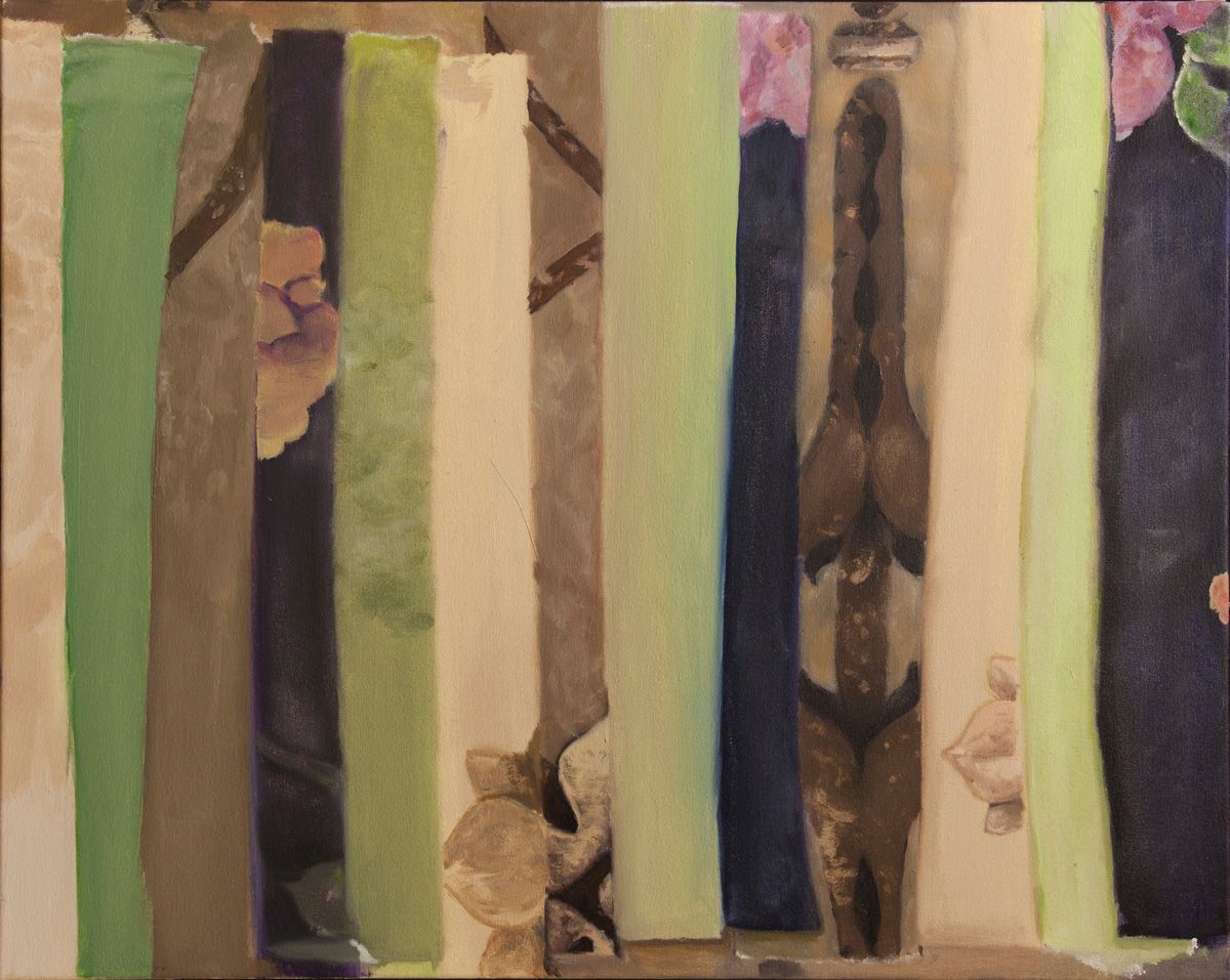 Jessica Holt, "Whatever" - 2015, Oil on Canvas, 24 x 30 in., Sugar Grove Campus, Student Center, Career Development Center