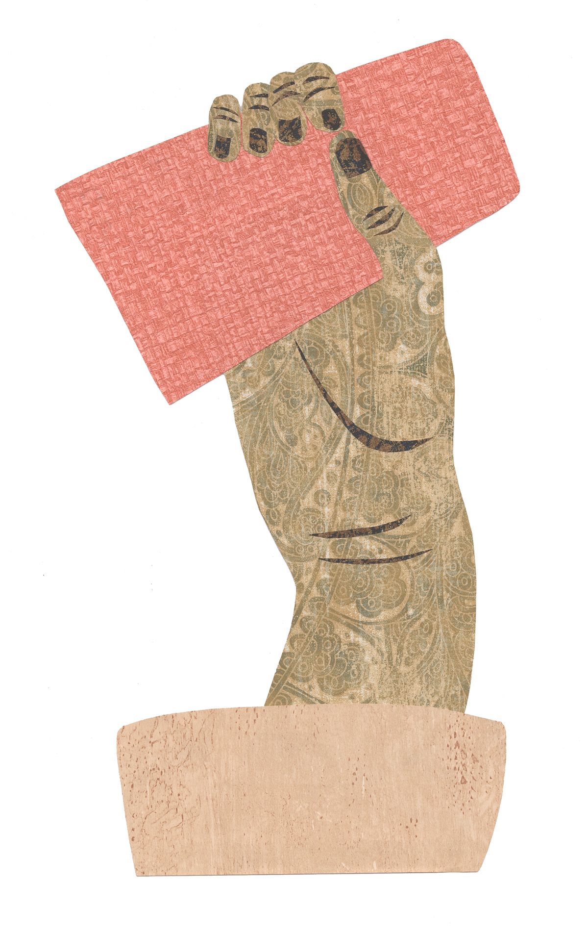 Marisa Orland, “Collaboration” - 2016, Wallpaper Collage