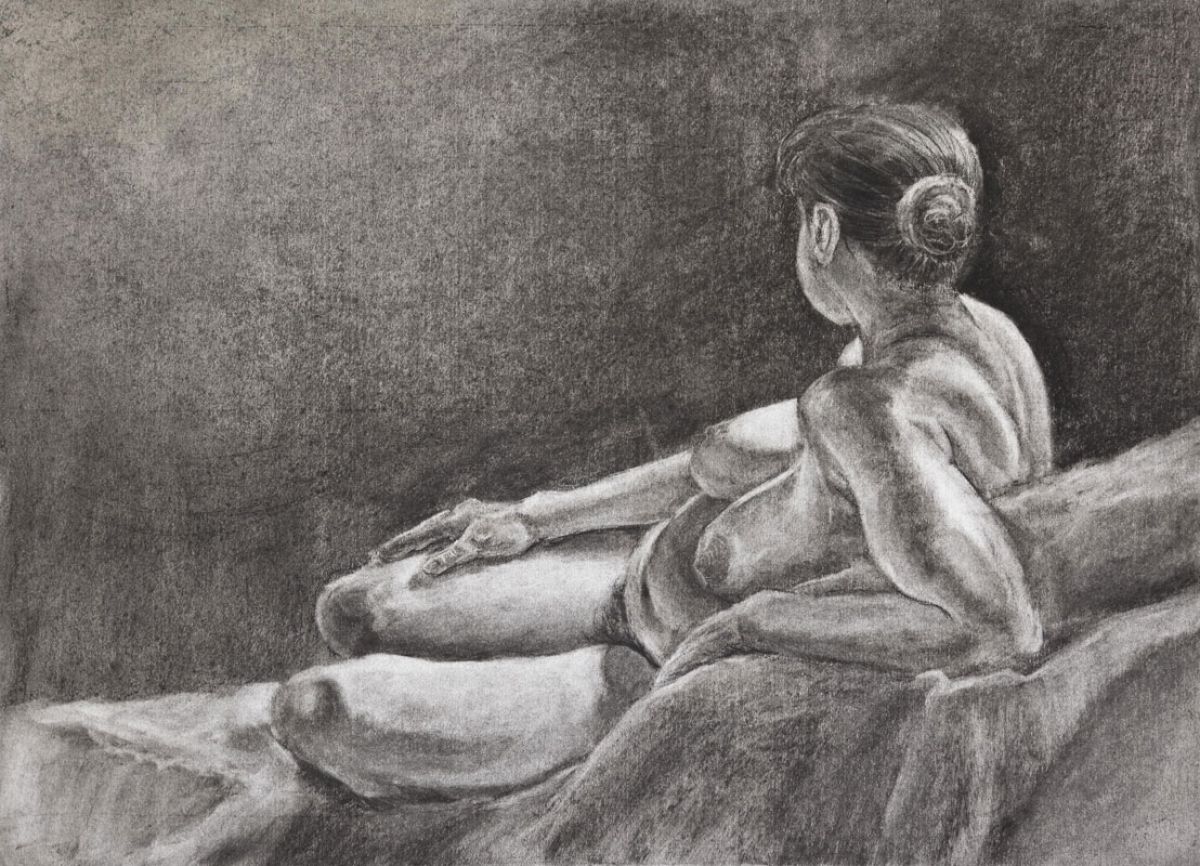 2011, Charcoal on Paper, 16 x 22 in.