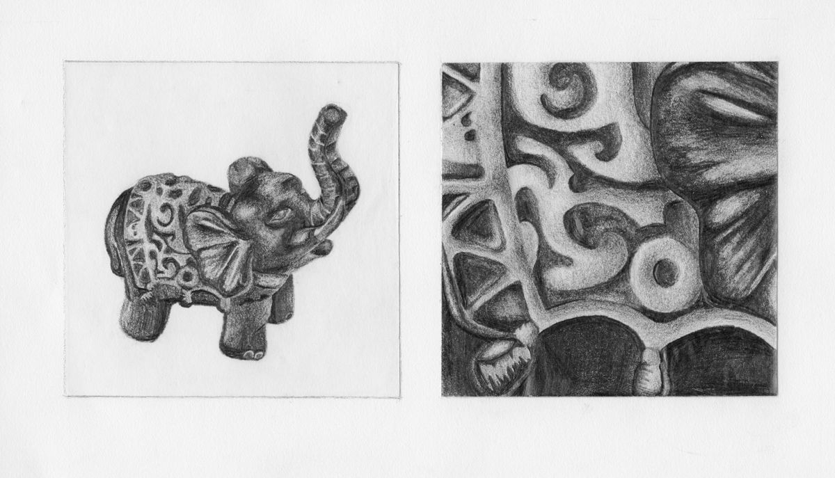 2011, Pencil on Paper, 4 x 8 1/2 in.