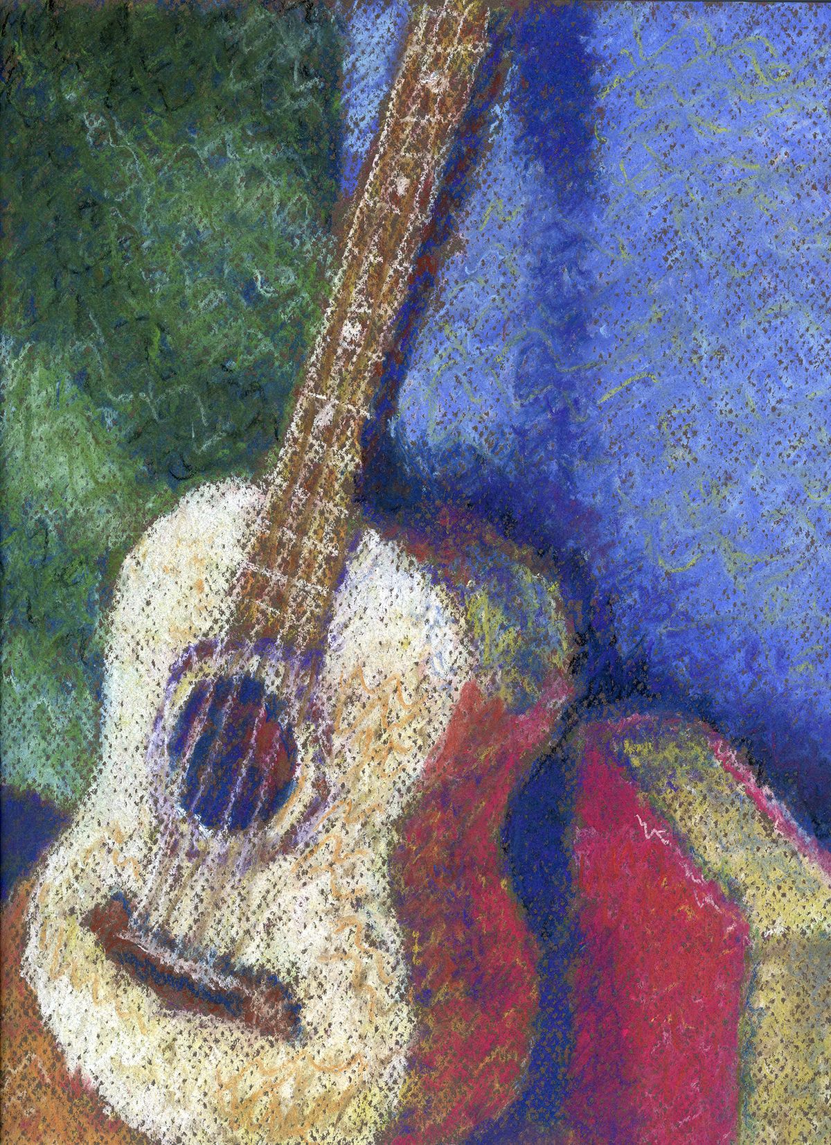 2019, Chalk pastel on paper, 12 ¼ x 9 in., TBD