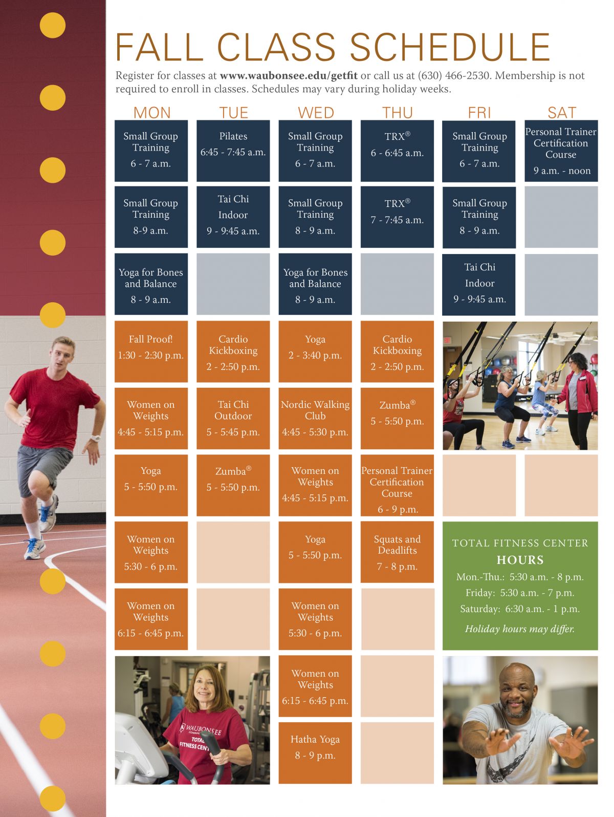 fitness schedule