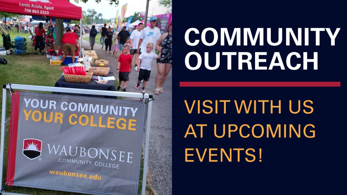 Community Outreach - Visit us at upcoming events
