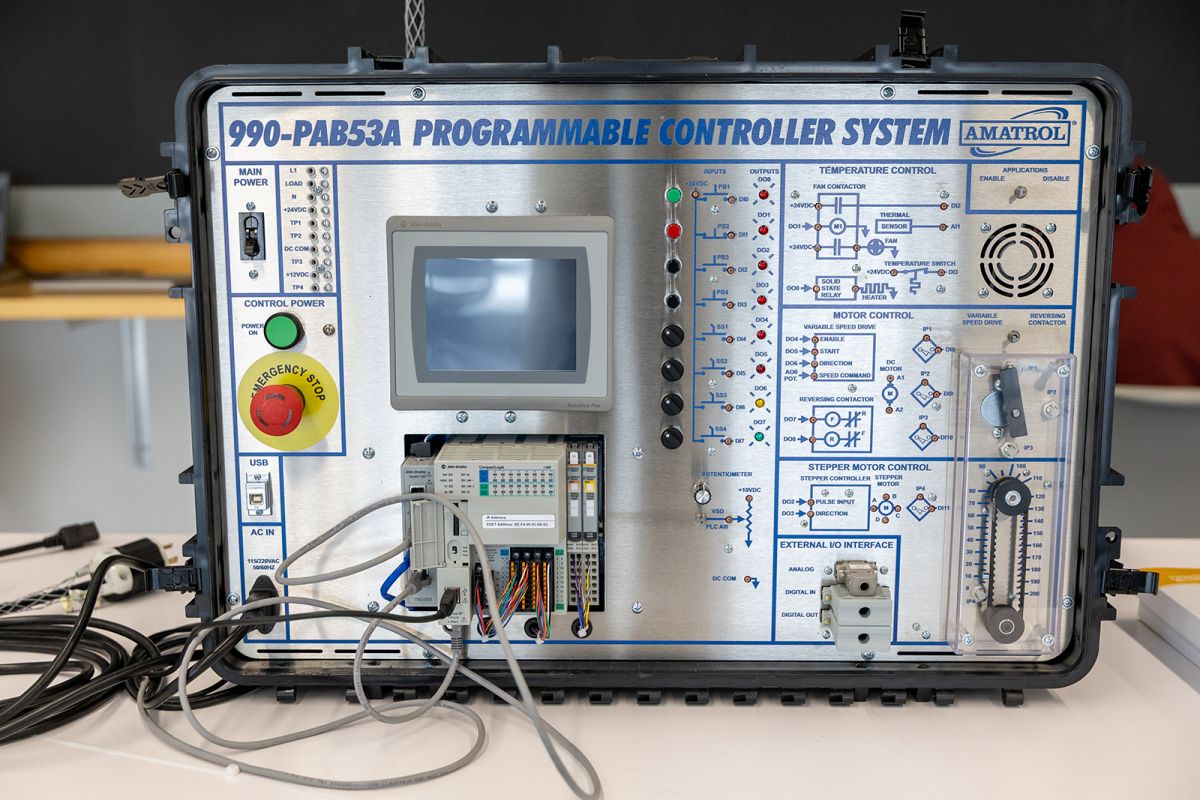 Equipment used in the Controls Systems Specialist Microcredentials for Industrial Maintenance