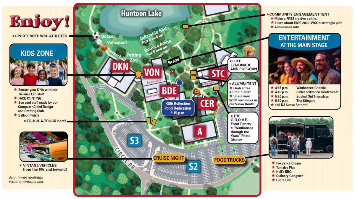 60th Anniversary Event Map