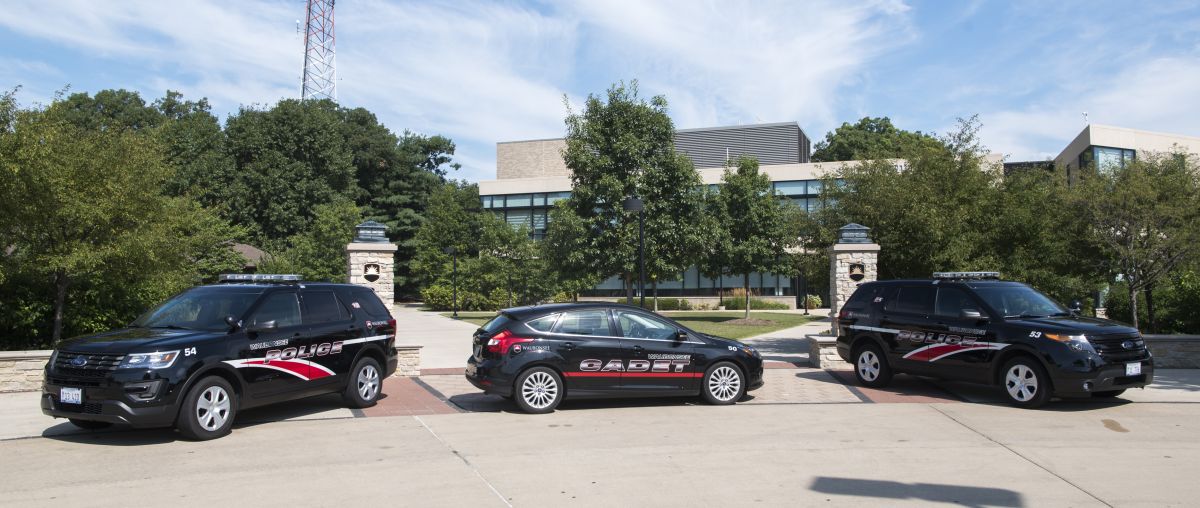 photo of police cars