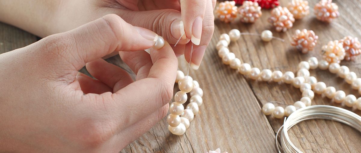 Hands Jewelry Beading Craft