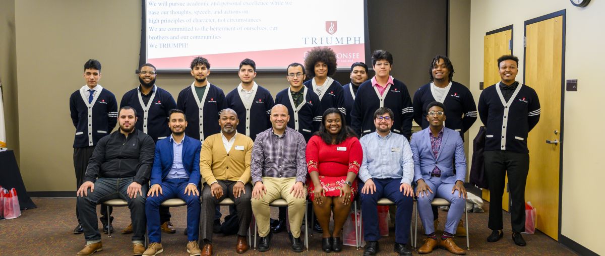 group of students for the triumph program