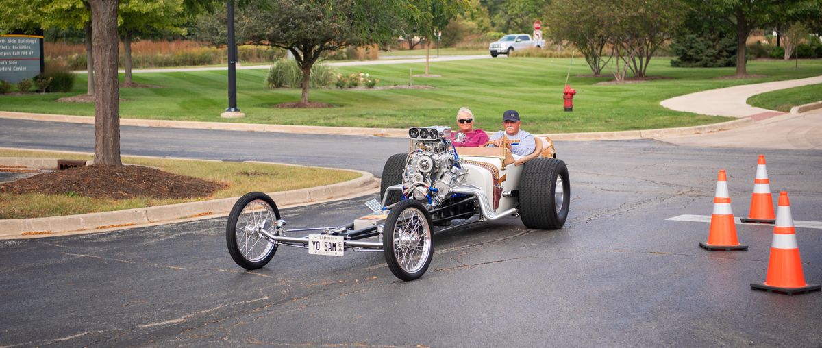 Hot rod at Cruise Night 2024