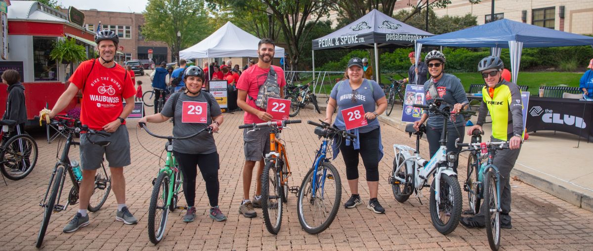Bike the Burbs 2023 at Aurora Downtown