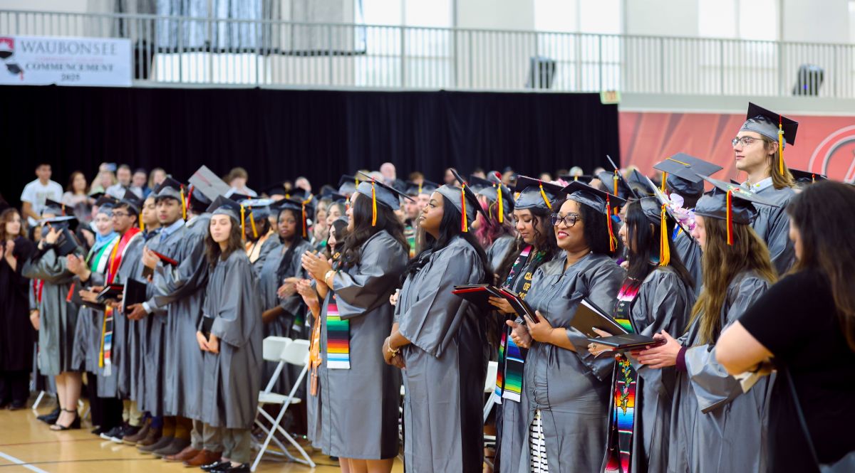 2025 graduating class at graduating ceremony