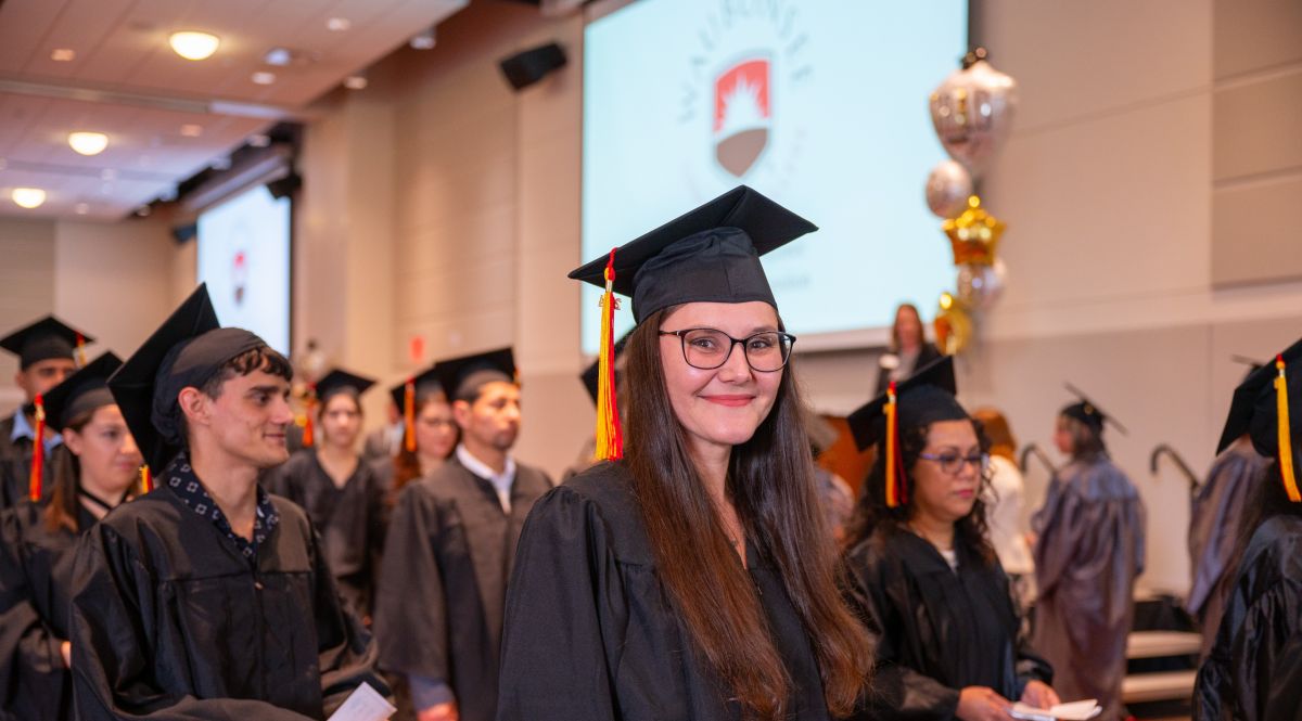Adult and Workforce Education Recognition Ceremony 2025 Student Graduating 