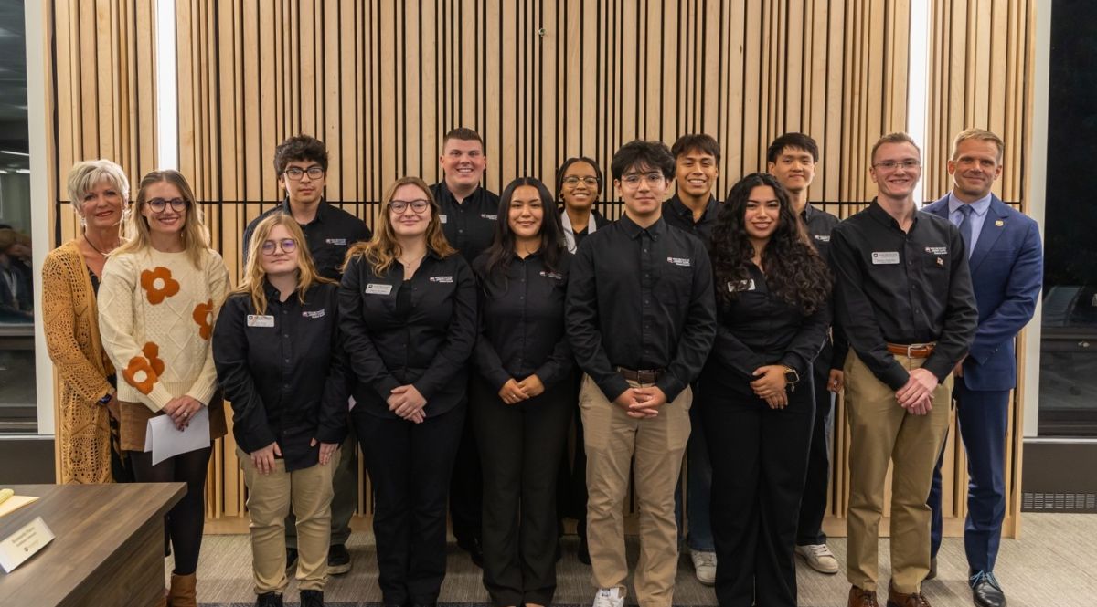 members of Waubonsee’s 2025-2026 student government 