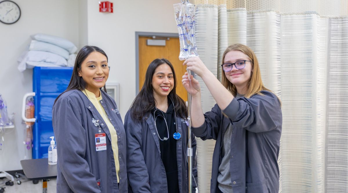 Nursing Degree Pathways nurses three nurses portrait in classroom