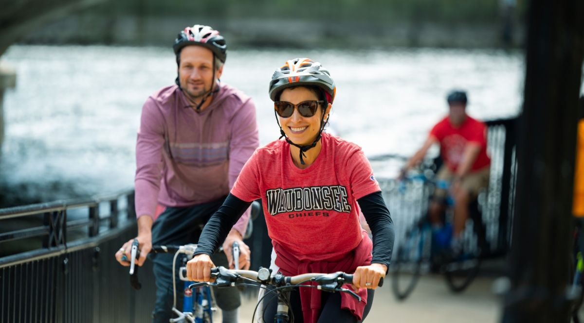 bike the Burbs participates biking Jeanine McMillen