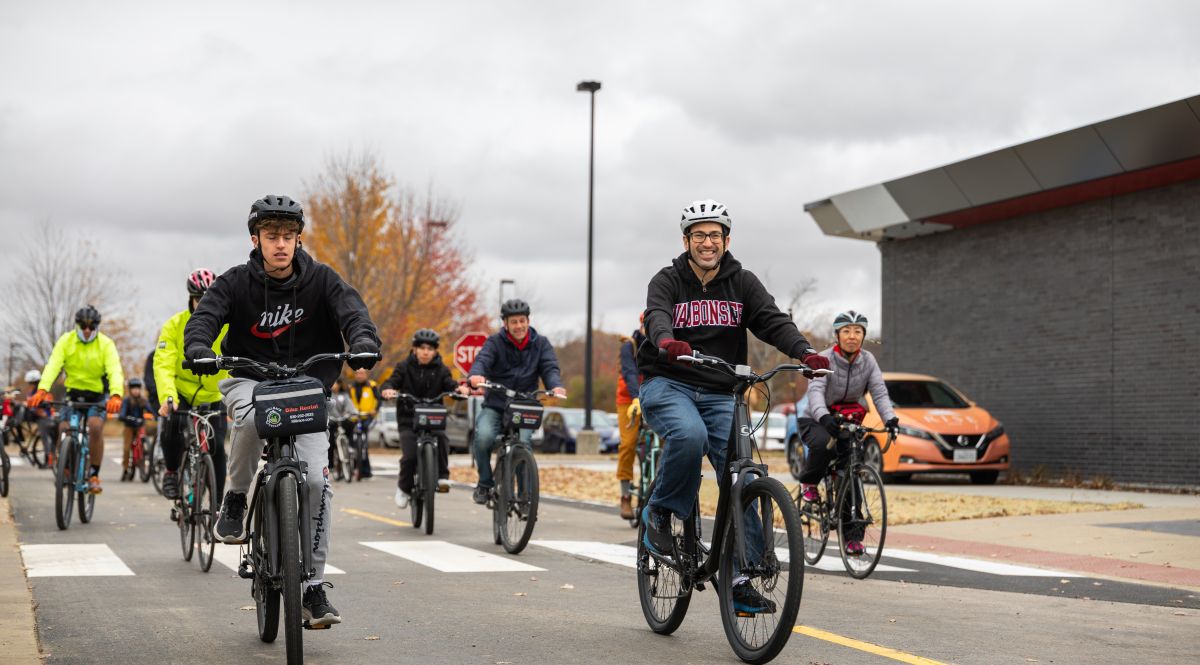 multiple bike riders