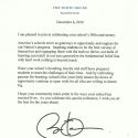 2016 President Obama Letter celebrating 50th anniversary