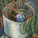 2019, Pastel on paper, 24 x 18 in.