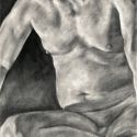 2019, Charcoal on paper, 25 ½ x 19 ½ in.
