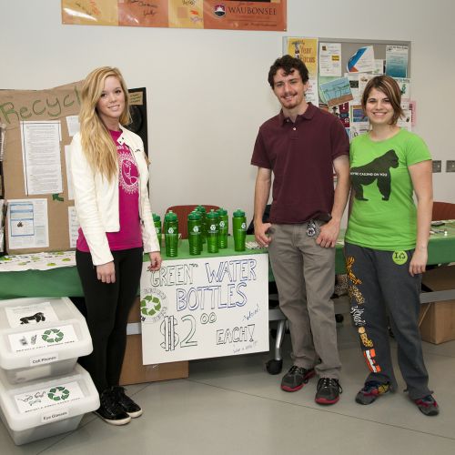 Earth Week 2012 with 3 Students