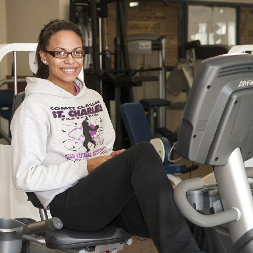 First day in the Fitness Center