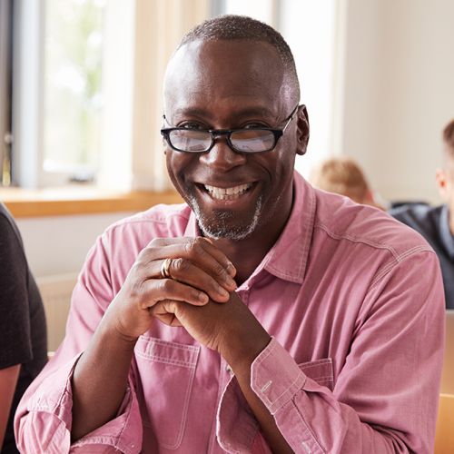 Adult Ed Black Male Student