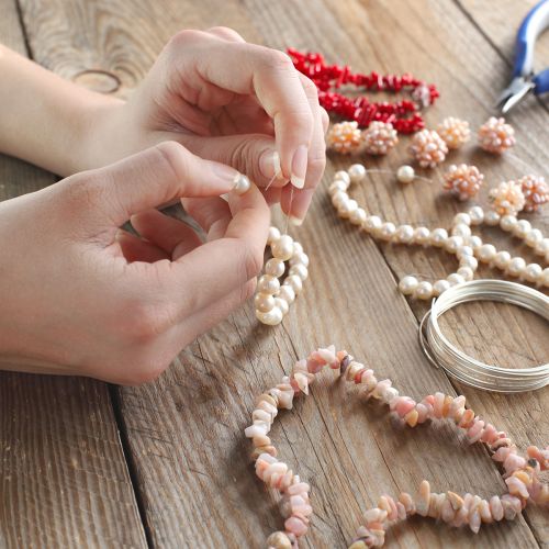 Hands Jewelry Beading Craft