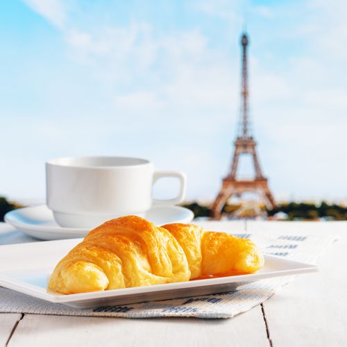 Coffee Croissant in Paris