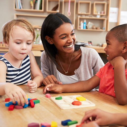 Teacher Preschool Students