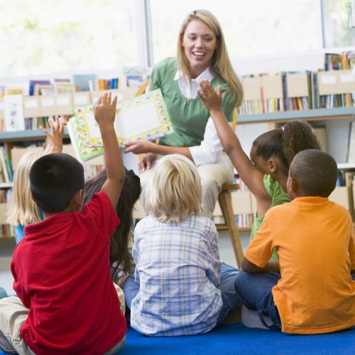 Adult Reading to children