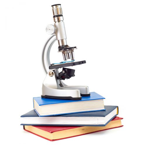 Microscope & Books s