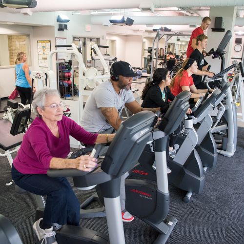 Fitness Center Ellipticals