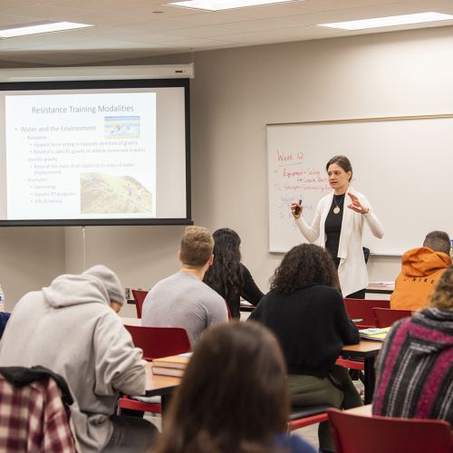 Kinesiology Students Classroom Emily Heller