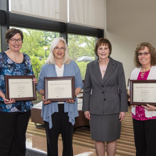 Photo of Support Staff Award Winners