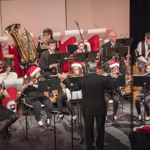 waubonsee concert band performing