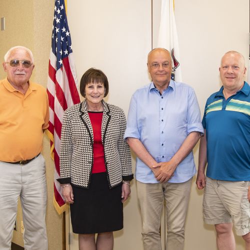 Ambassador of Luxembourg to the United States, Gaston Stronck visits Waubonsee Community College