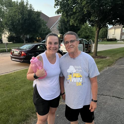 Liz Montgomery and Ron Scott Waubonsee 5K
