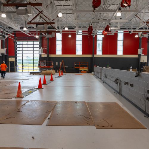 TEC building - inside construction