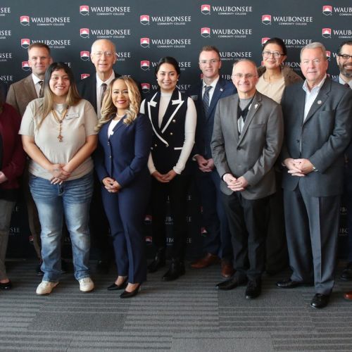 Group photo from Waubonsee Community College’s Inaugural Legislative Roundtable 