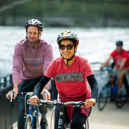 bike the Burbs participates biking Jeanine McMillen
