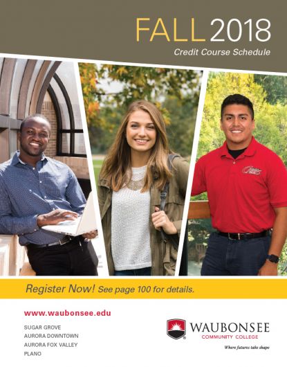 Credit Schedule Fall 2018 cover