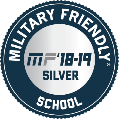 Military Friendly School 2018-2019 Silver Status Logo