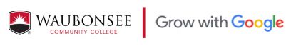 google and waubonsee logo