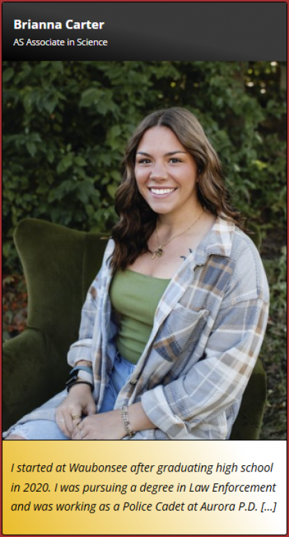 2025 Graduation - Sample Grad Story - Brianna Carter