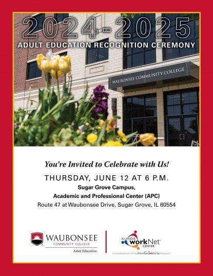 Adult Education Recognition Ceremony Program 2024-2025